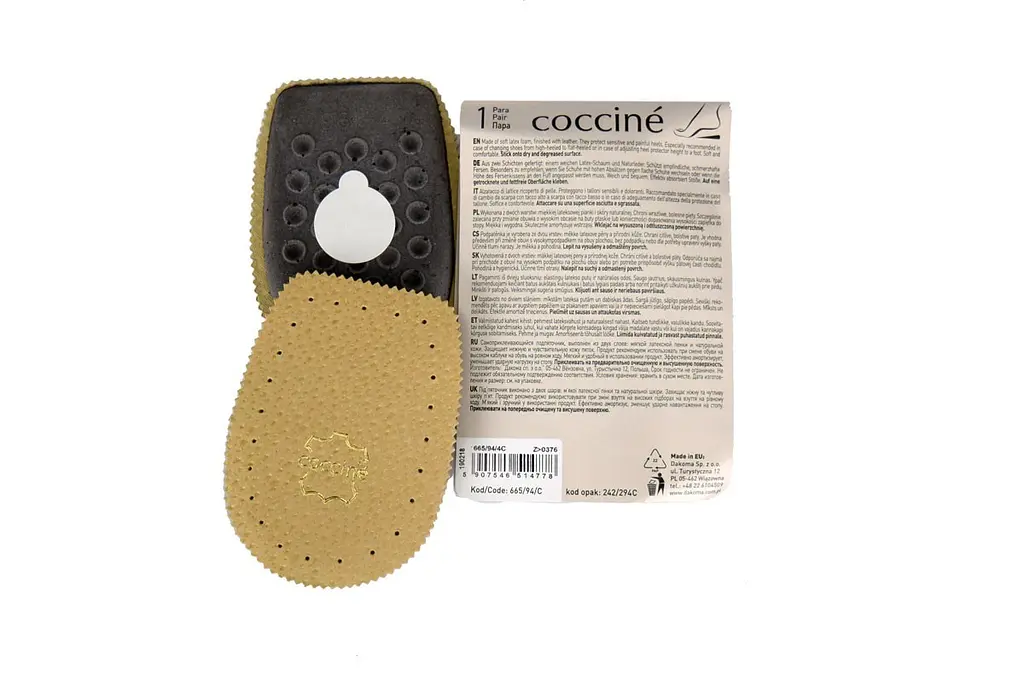 Підп'яточник шкіряний Coccine Heel Pad Latex Leather натуральна шкіра, латексна основа. Розмір XL - фото 2