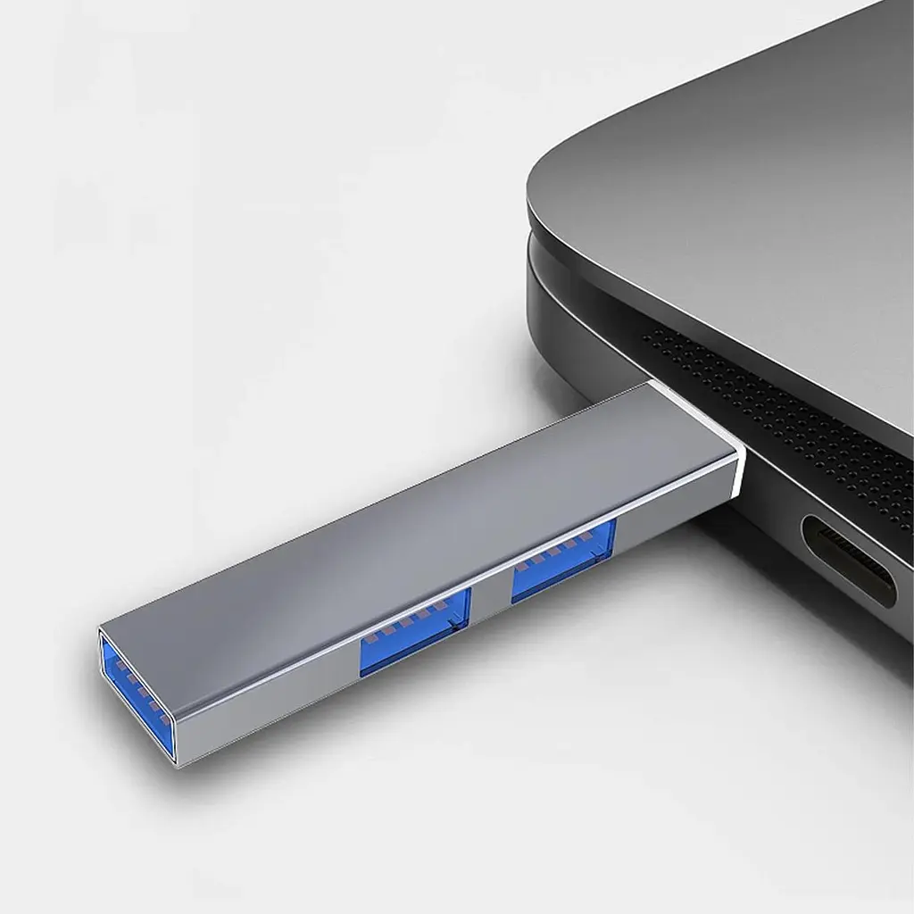 Адаптер перехідник GT Type-C 3.1 на USB 3.0 Темно-сірий (С051249) - фото 3