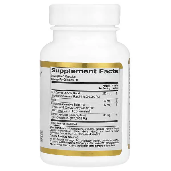 Ензими Proteolytic Enzymes 90 капсул CGN vit0006004 - фото 2