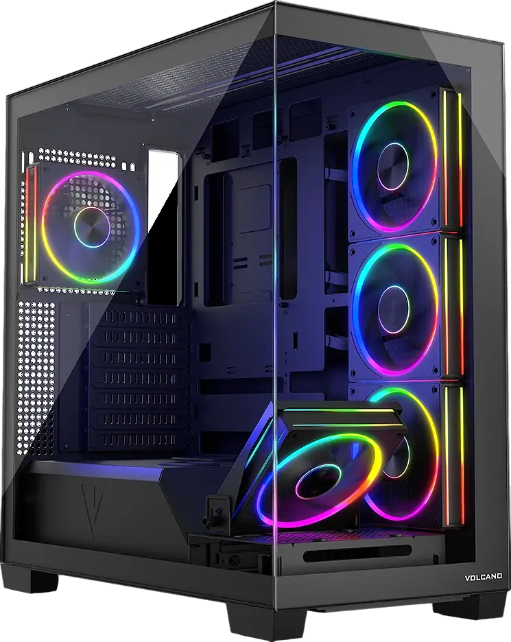 Корпус Modecom VOLCANO STELLAR ARGB MIDI Black (AT-STELLAR-5F-ARGB-10) - фото 2