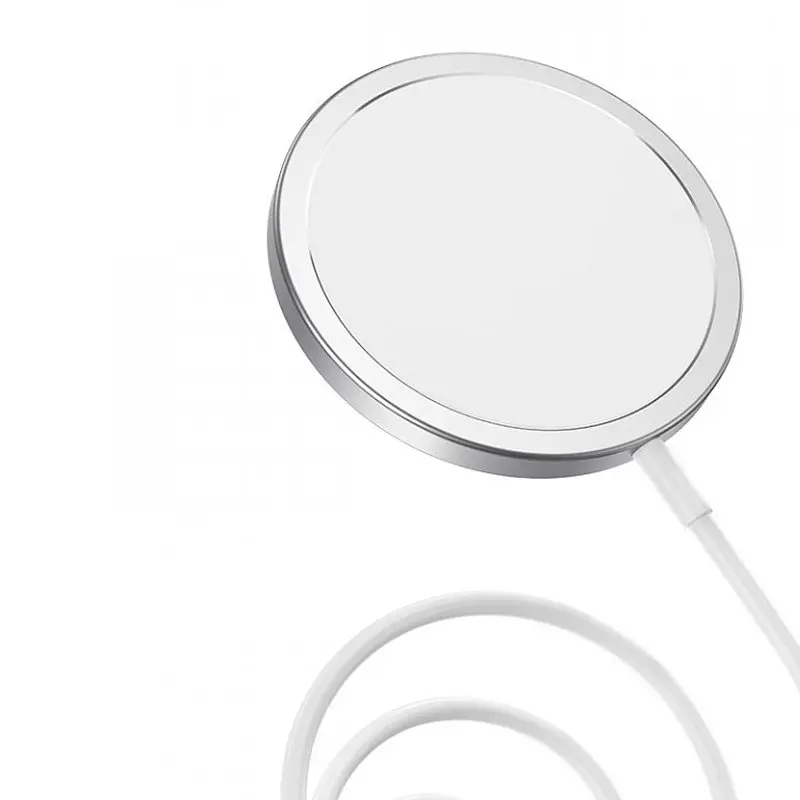 Беспроводное зарядное устройство для Hoco CW30 15W Silver - фото 3