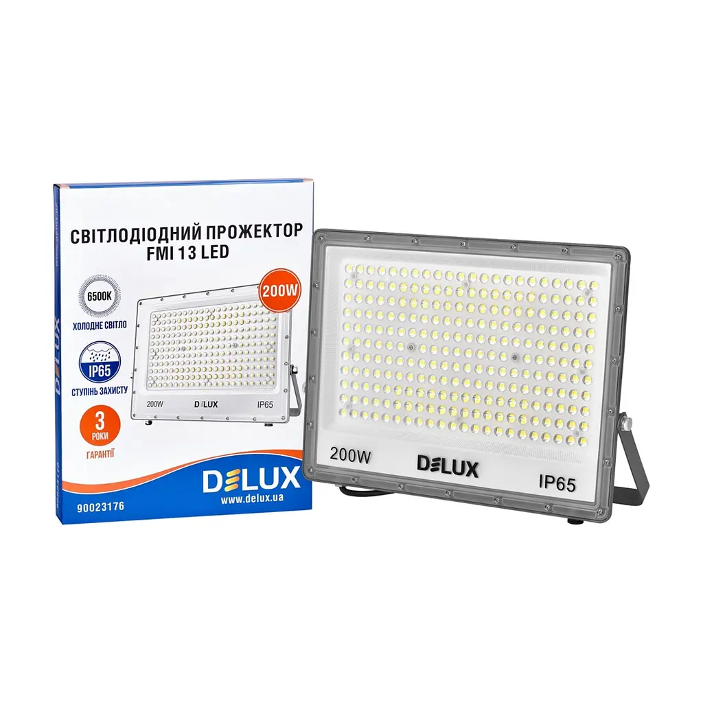 Прожектор Delux FMI 13 LED 200Вт 6500K IP65 (90023176) - фото 3