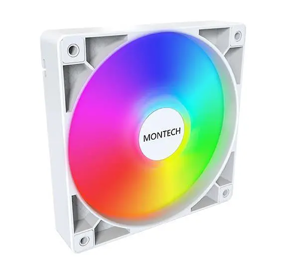 Вентилятор для корпуса 120MM GF120R V2 ARGB PWM 3I1(W) MONTECH - фото 3