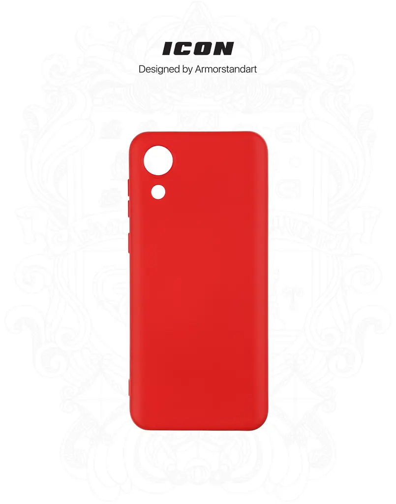 Чехол ArmorStandart ICON для Samsung A03 Core (A032) Camera cover Red (ARM60881) - фото 3