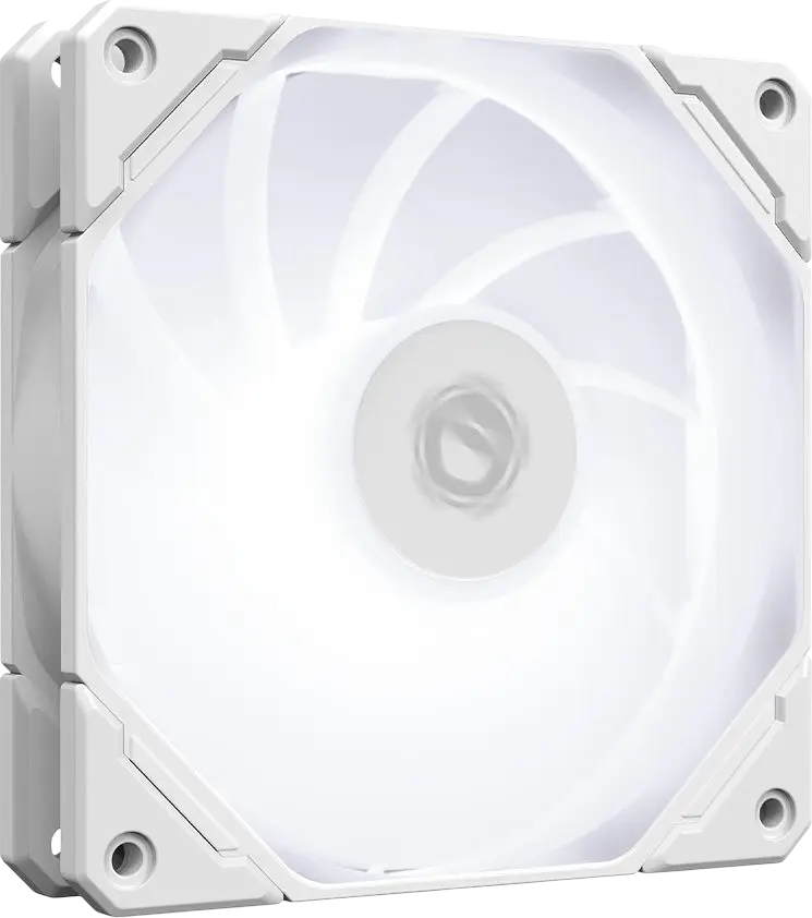 Вентилятор ID-Cooling TF-12025 Pro SW White - фото 2