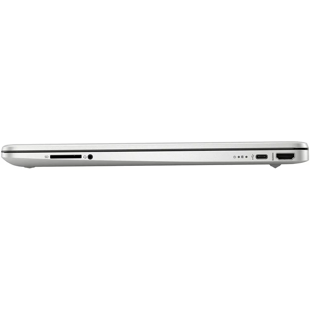 Ноутбук HP 15s-fq5014nq з процесором Intel Core i7-1255U pana la 4.70 GHz, 15.6, Full HD, IPS, 8GB, 512GB SSD, Intel Iris X графікою, DOS, сріблястий - фото 8