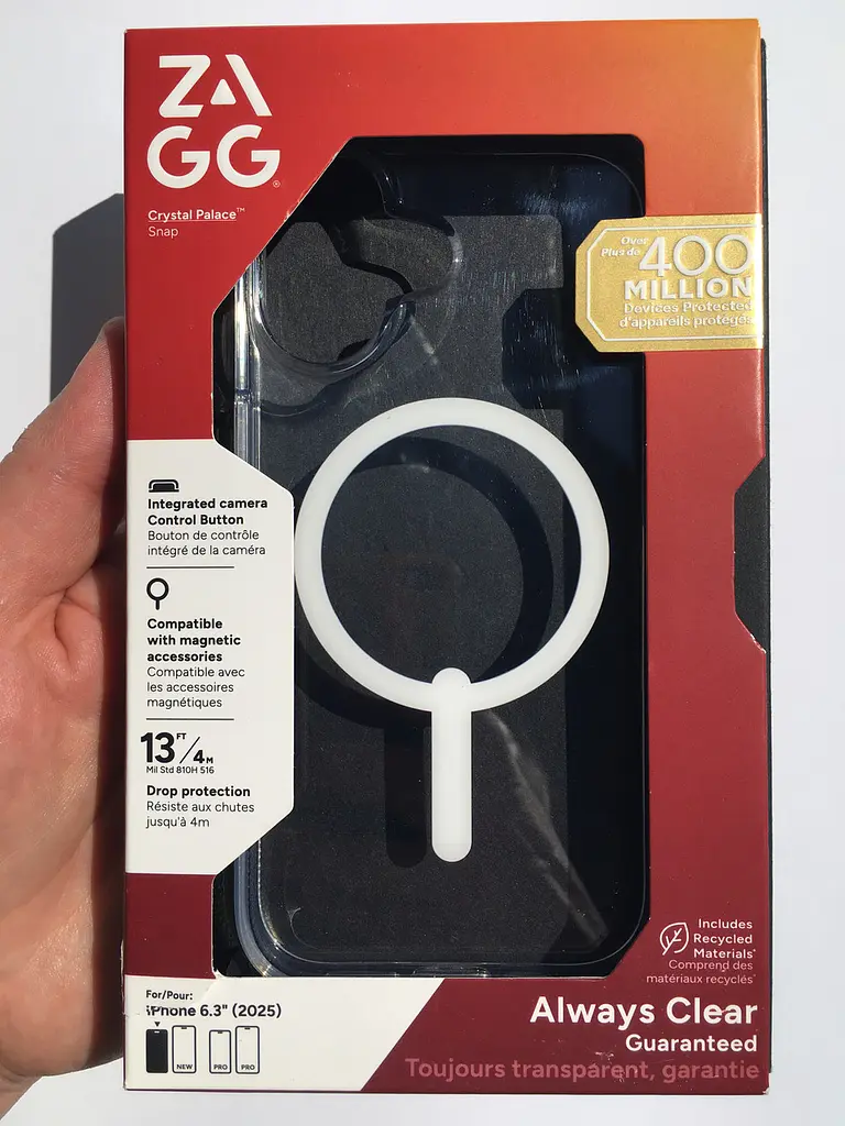Чохол протиударний для iPhone 17 ZAGG Gear4 Crystal Palace MagSafe Clear Case Прозорий - фото 2