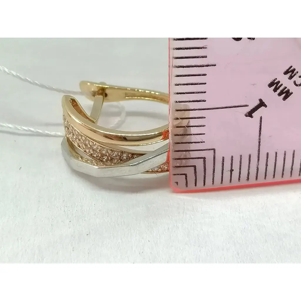 Золоті сережки Імперія золота з фіанітами. СВ1204КИ - фото 5