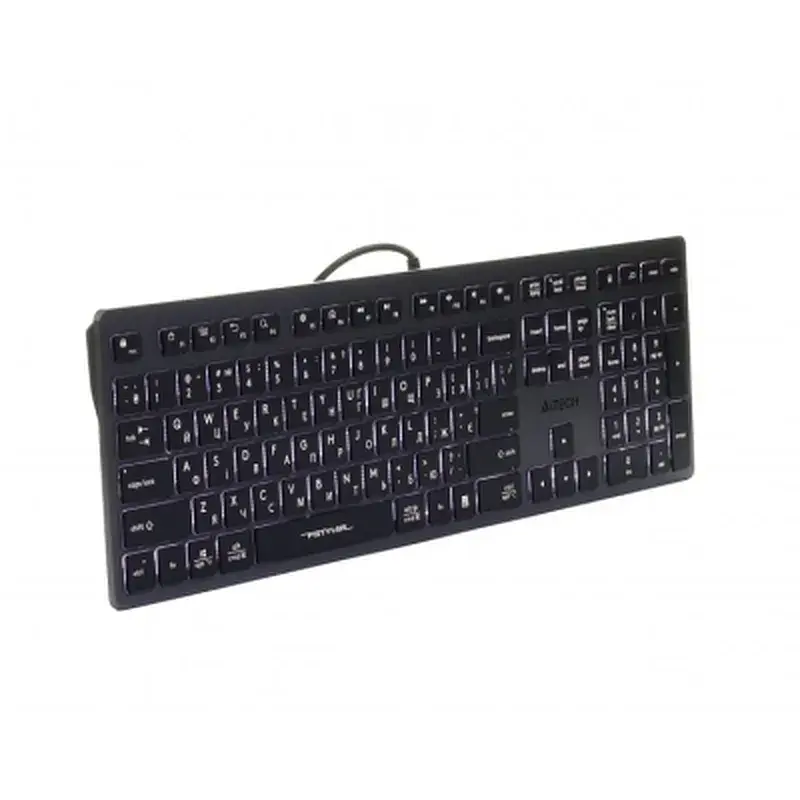 Клавіатура A4Tech FX60 USB Grey White backlit - фото 3