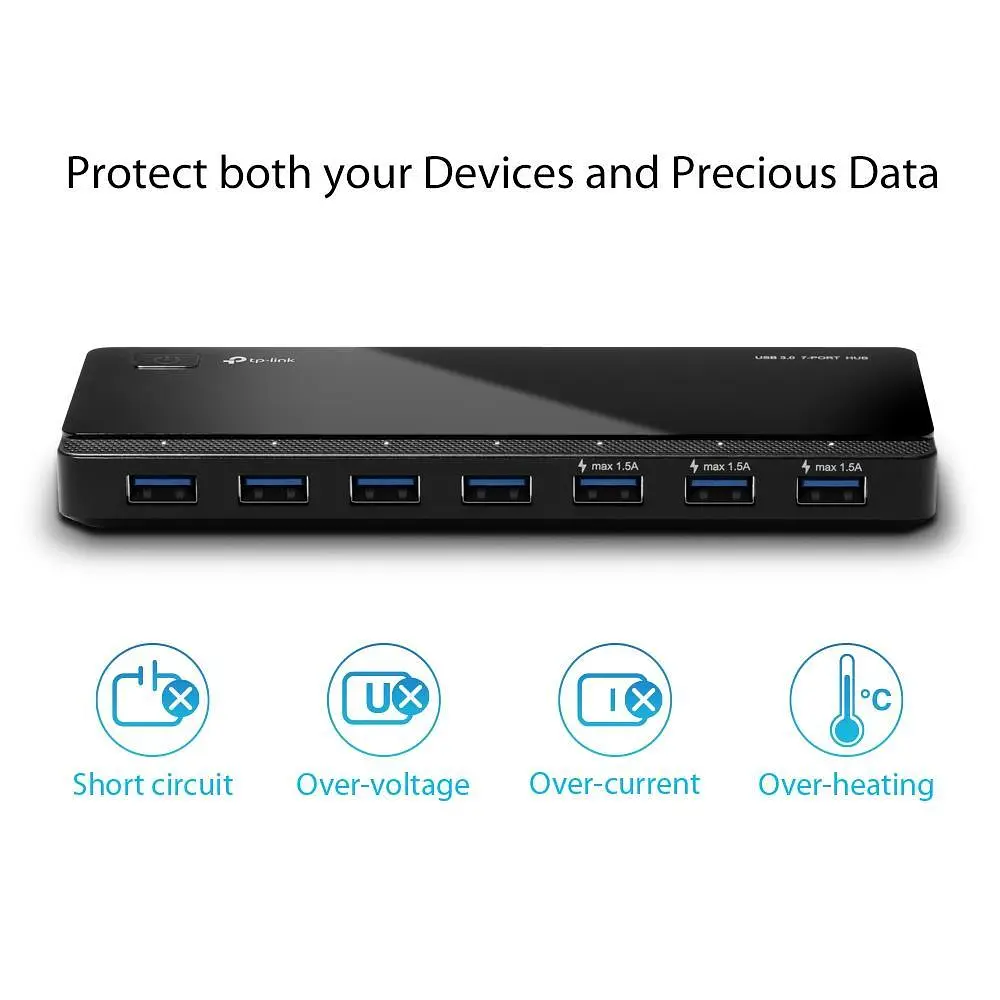 Концентратор USB3 7PORT UH700 TP-LINK - фото 4