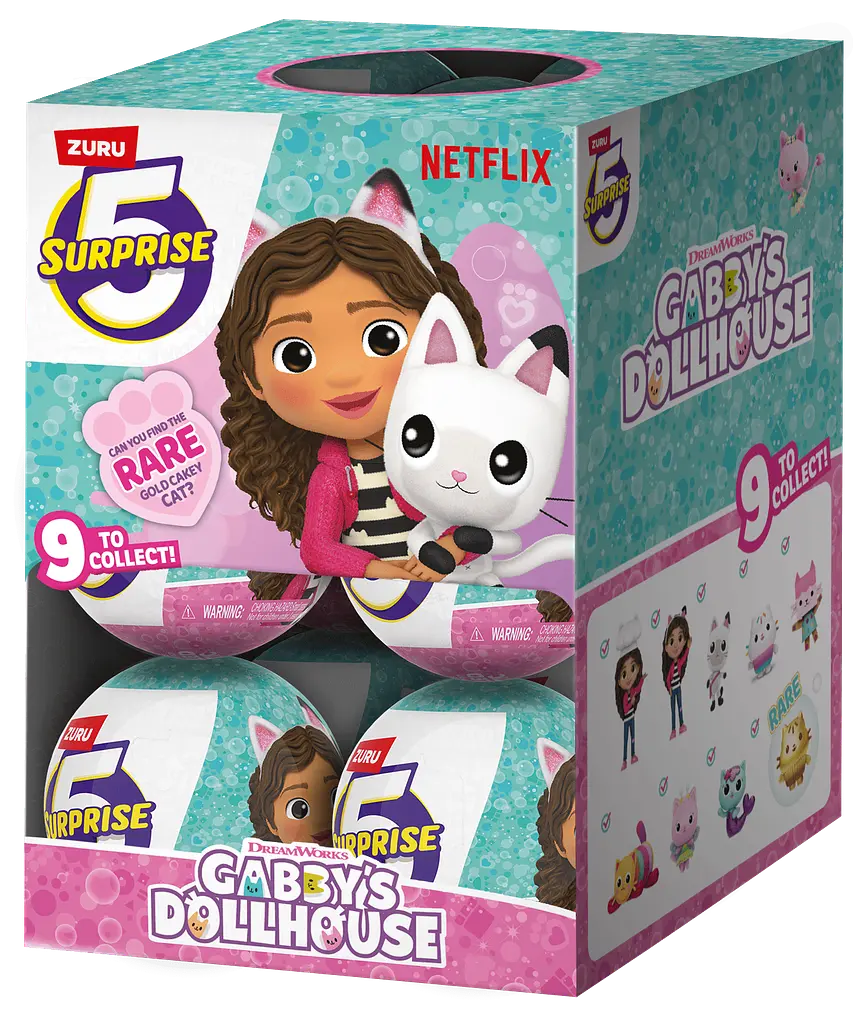 Игровой набор Zuru 5 SURPRISE Gabby'S Dollhouse Фигурка с аксессуарами и слаймом в ассортименте (7120476) - фото 4