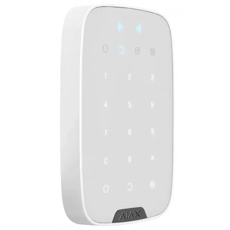 Клавіатура до охоронної системи Ajax KeyPad Plus біла - фото 2