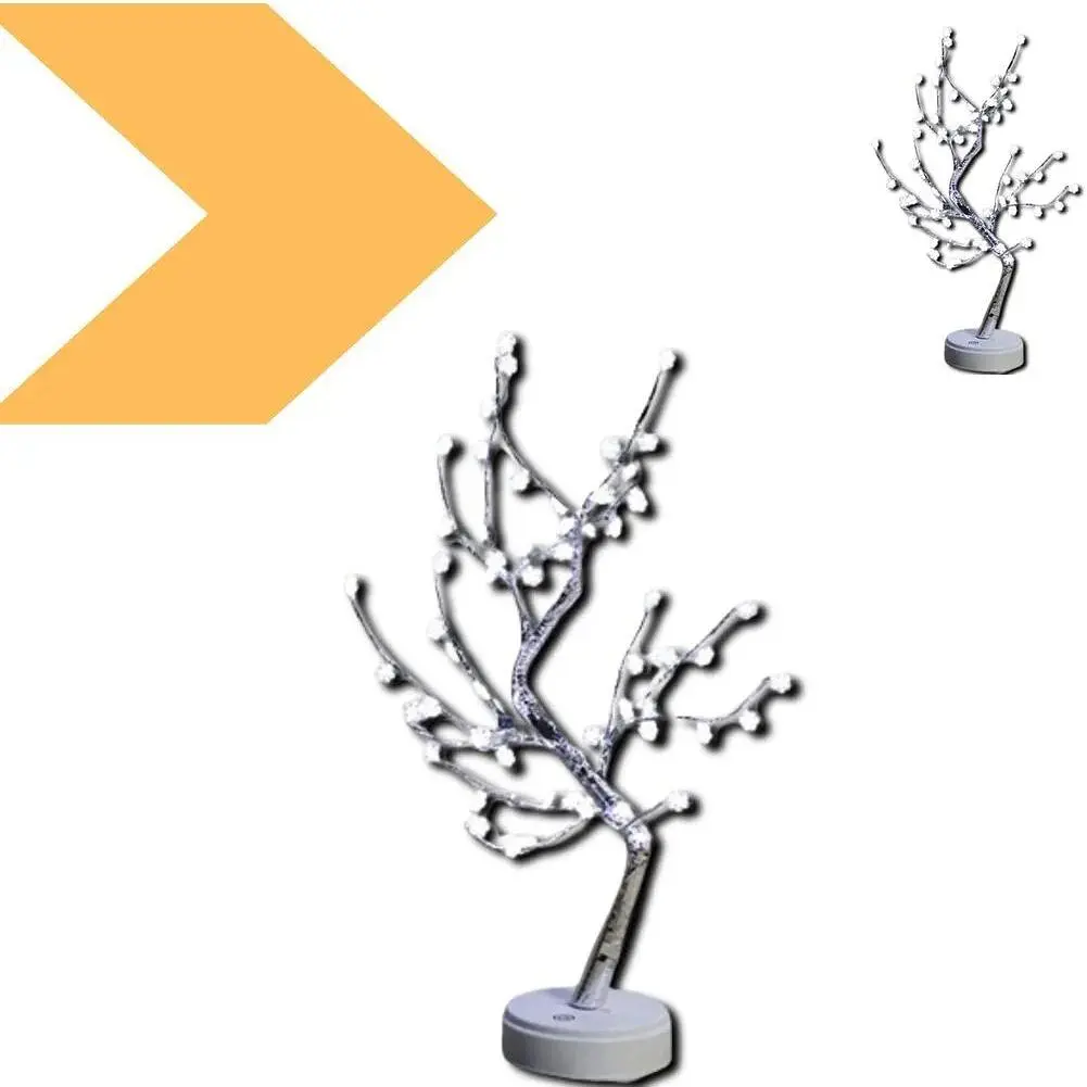 Настільна лампа NNG NNG-07 LED Дерево сріблястий кристал (44899-NNG-07_323) - фото 2