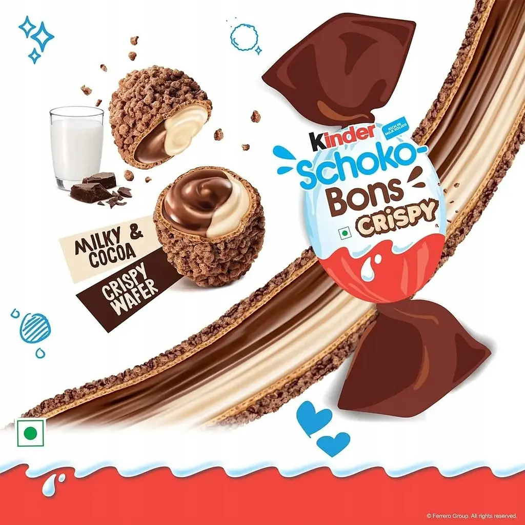 Цукерки Kinder Schoko-Bons Crispy 67г - фото 3