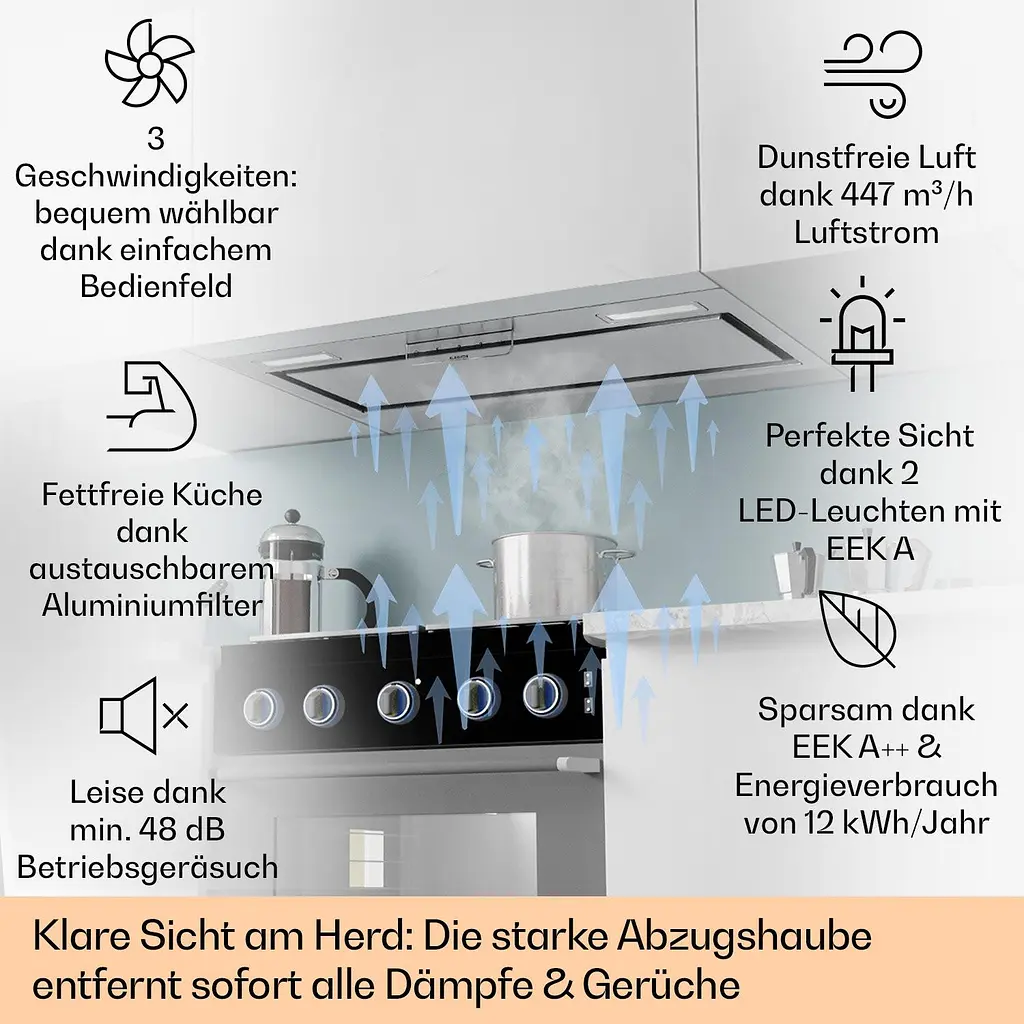 Витяжка Klarstein Camila 397 м³/год (10041346) - фото 2
