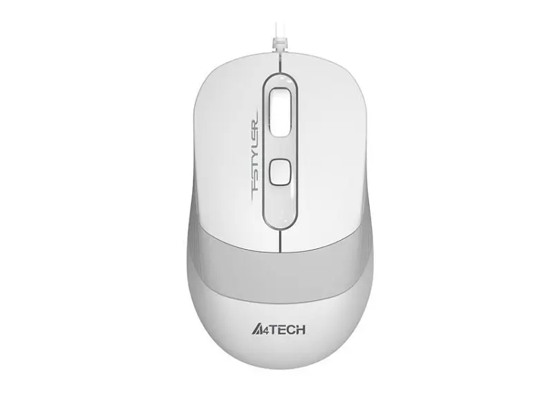 Миша A4Tech FM10S White USB - фото 2