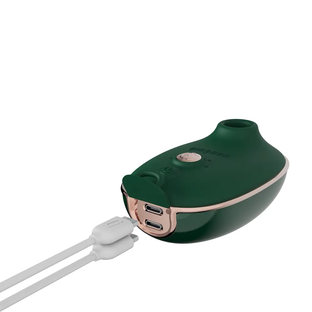 Вакуумний стимулятор клітора Qingnan No.0 зелений - фото 8