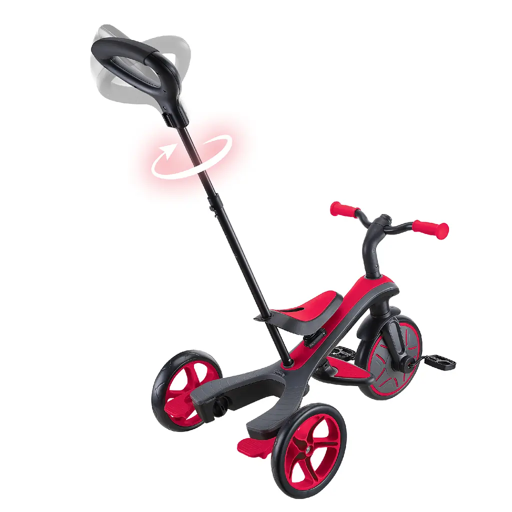 Велосипед дитячий Globber Explorer Trike 4 в 1 червона (634-102) - фото 6