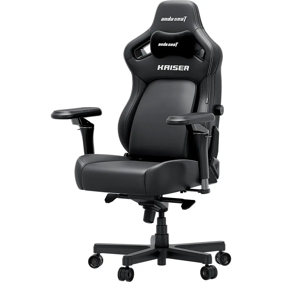 Крісло ігрове Anda Seat Kaiser 4 V2 Size XL Black PVC (AD12YDDC-XLL-20-B-PV/C-03) - фото 4