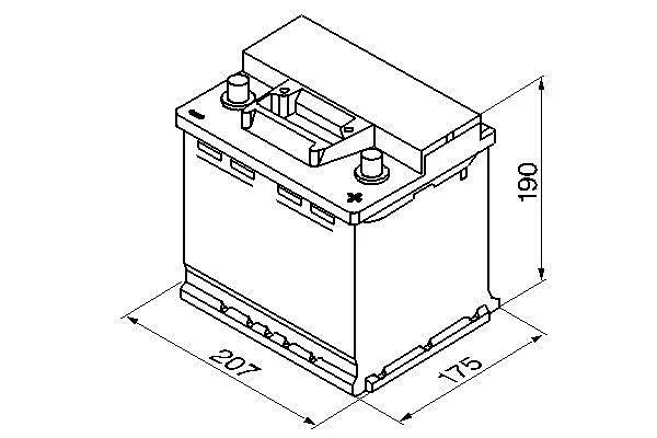 Акумулятор Bosch S3 45Ah 400A (0 092 S30 020) - фото 2