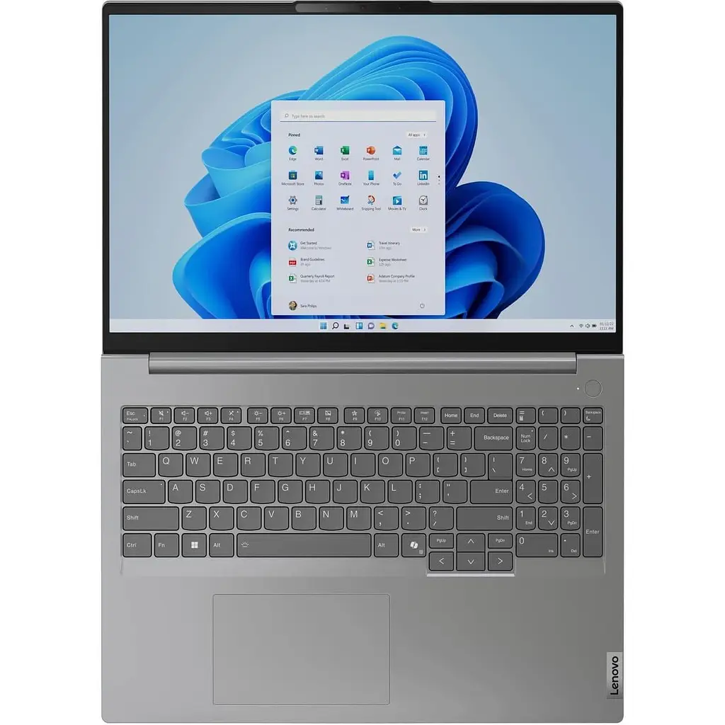 Ноутбук Lenovo 16 ThinkBook 16-G7 WUXGA IPS/Ryzen 5 7535HS/16GB/512SSD/UMA/W11P/Gray (21MW0024RA) - фото 5