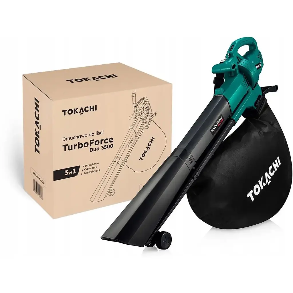 Садовый пылесос-воздуходувка Tokachi TurboForce Duo 3500 Вт - фото 4