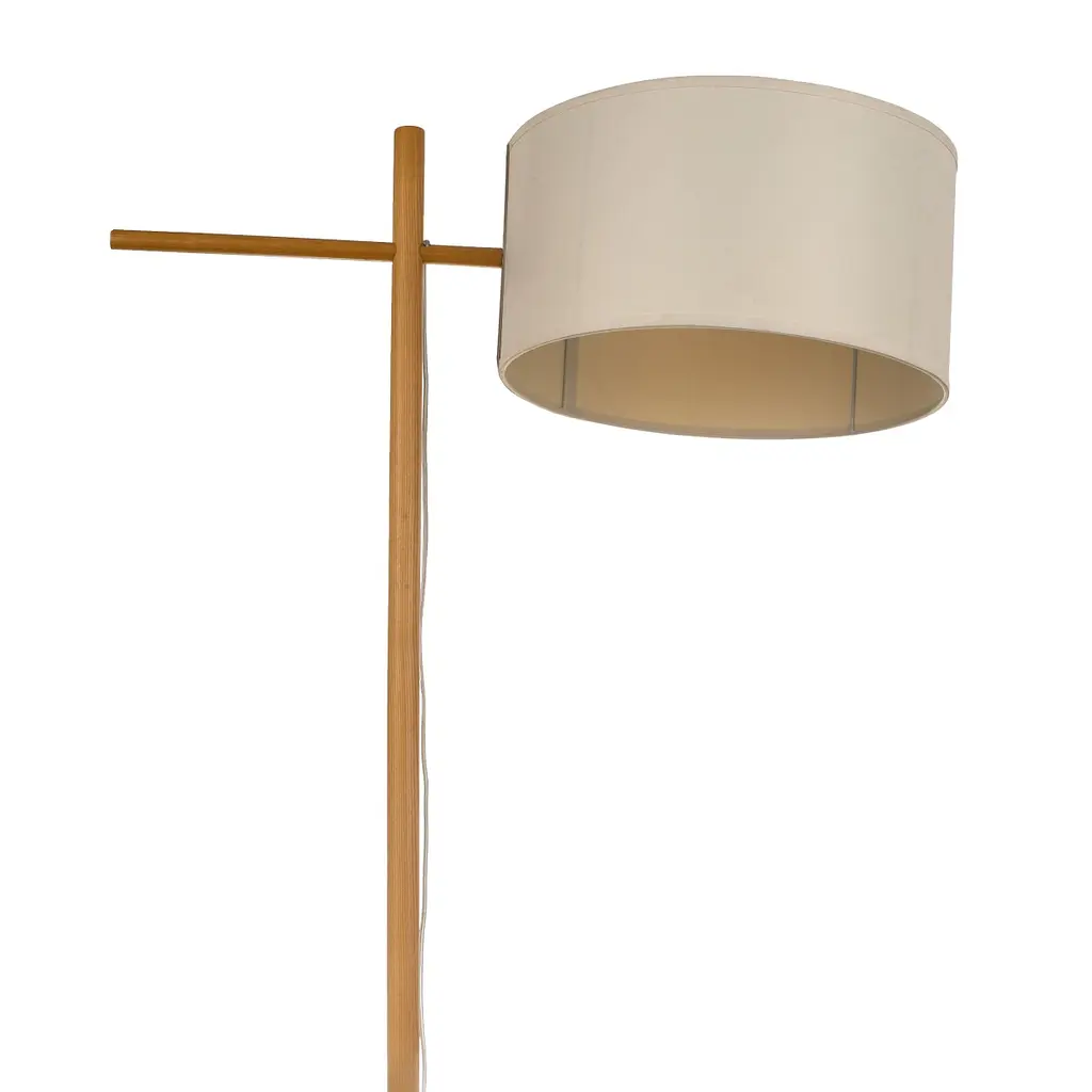 Торшер підлоговий на дерев'яній основі FLT-43 E27 - фото 2