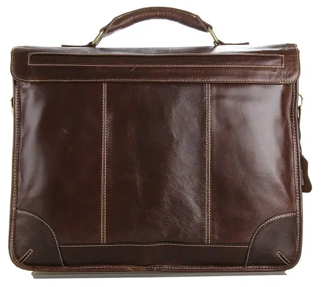 Чоловіча шкіряна сумка Vintage 38х31х9 см sum0012454 - фото 7