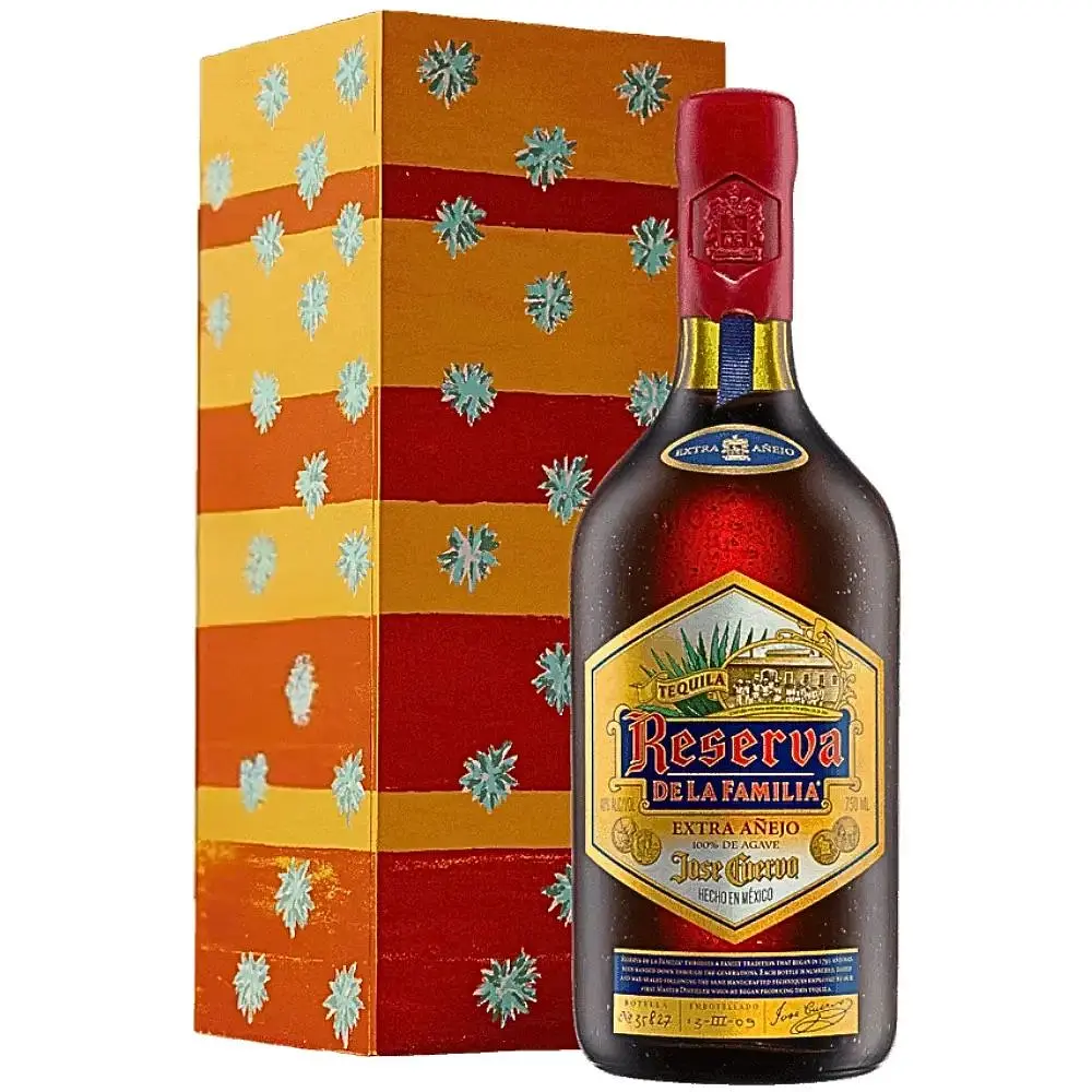Текіла Jose Cuervo Reserva de la Familia 100% Agave 38% 0.7 л у подарунковому пакуванні - фото 2