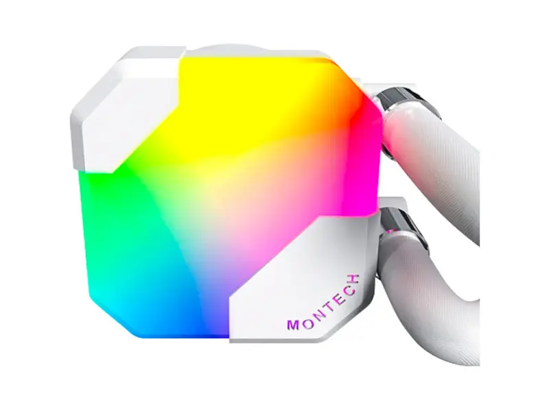 Водяне охолодження Montech Hyperflow ARGB 240 White - фото 5