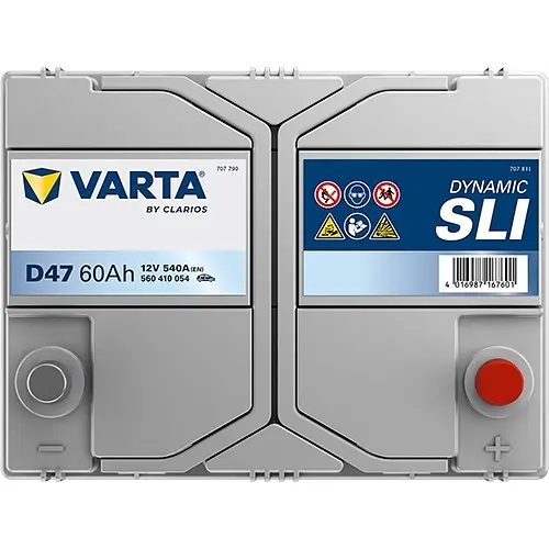 Акумулятор Varta Dynamic SLI 12В 60Аг 540А (EN) R+ (560410054) - фото 4