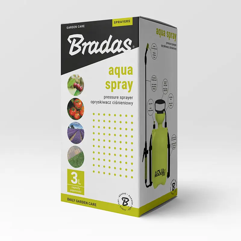 Пневматичний обприскувач Bradas AQUA SPRAY LIME 3 л AS0300LE - фото 2