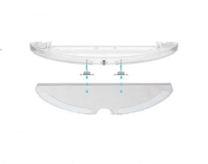 Набір ганчірочок RFT з мікрофібри для Roborock S6, S6 Pure, S6 MaxV, S50, S5 Max, S5, E4, E35, E25 та E2 - фото 4
