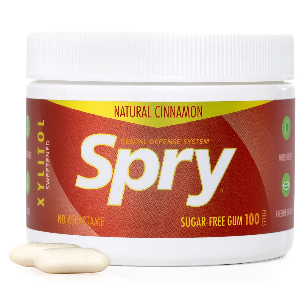 Жувальні гумки з ксилітом Spry натуральні з корицею 100 шт. (700596000148) - фото 2