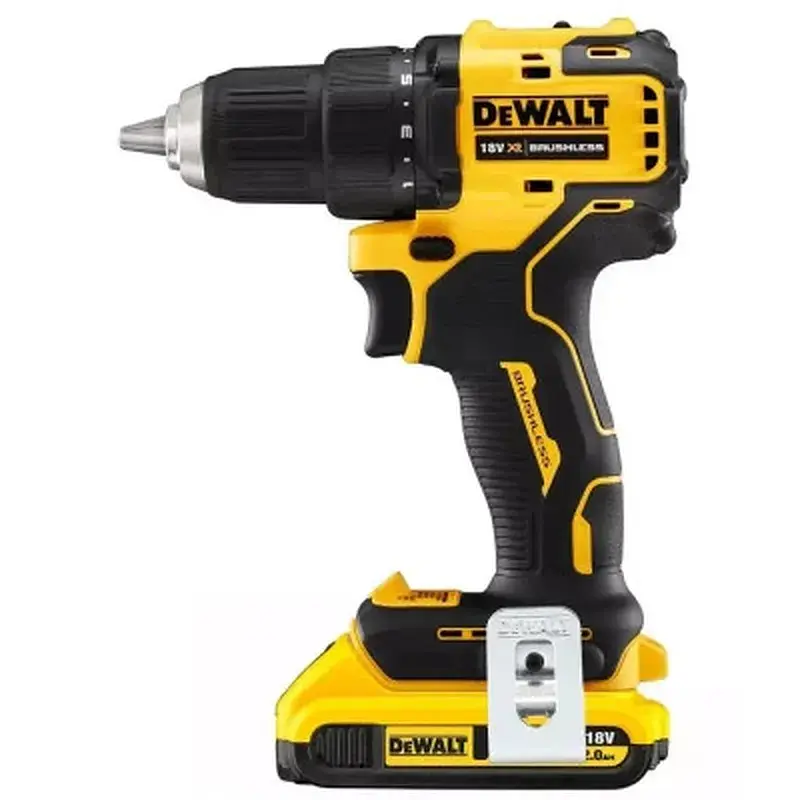 Шуруповерт DeWALT XR Li-Ion 18 В, 65 Нм, 2 АКБ + ЗП, кейс (DCD708D2T) - фото 2