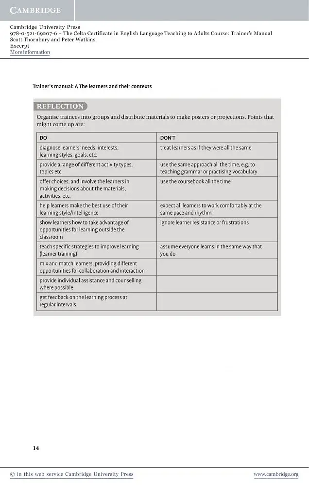 The CELTA Course Trainer's Manual - фото 9