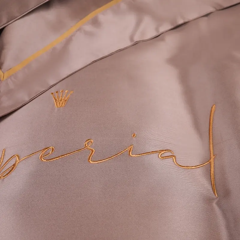 Простирадло на гумці MirSon Imperial Tencel №08 Beige 90х200 см бежеве (2200010756654) - фото 4