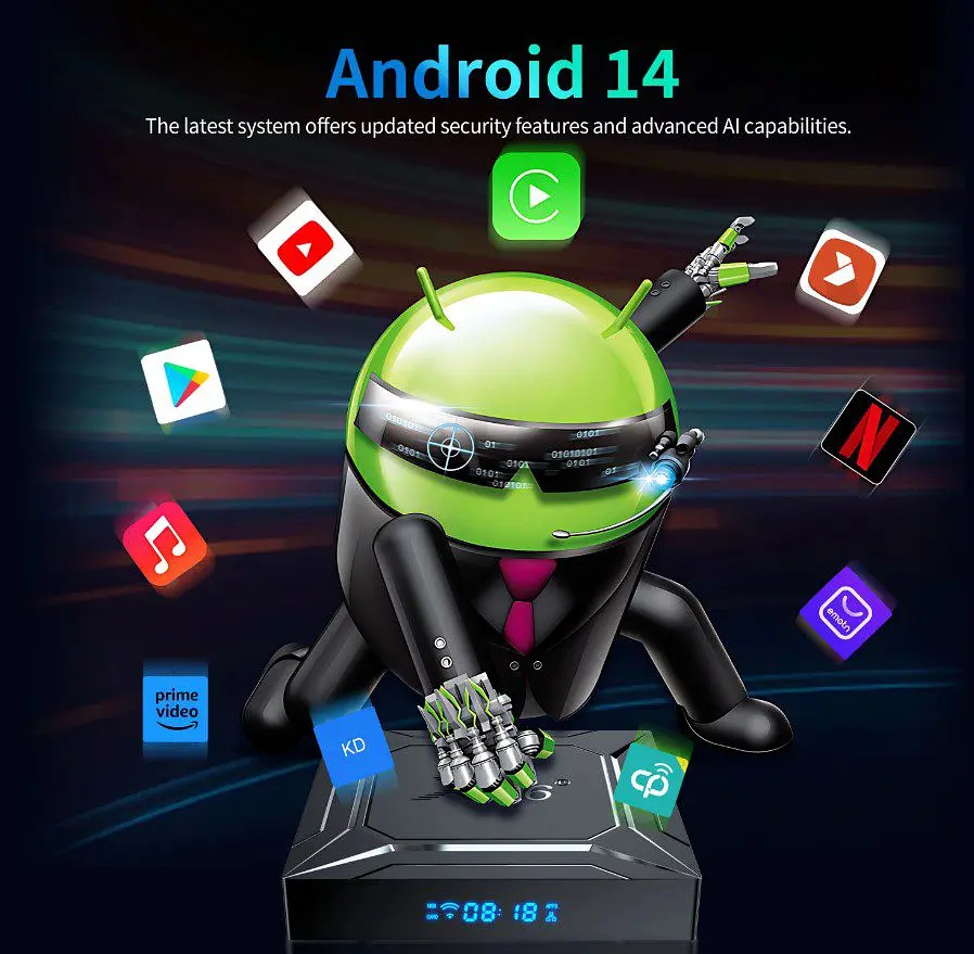 Смарт-ТВ-приставка SmartTV X96 M-200 Android 14 2/16 Гб 4K UltraHD - фото 13