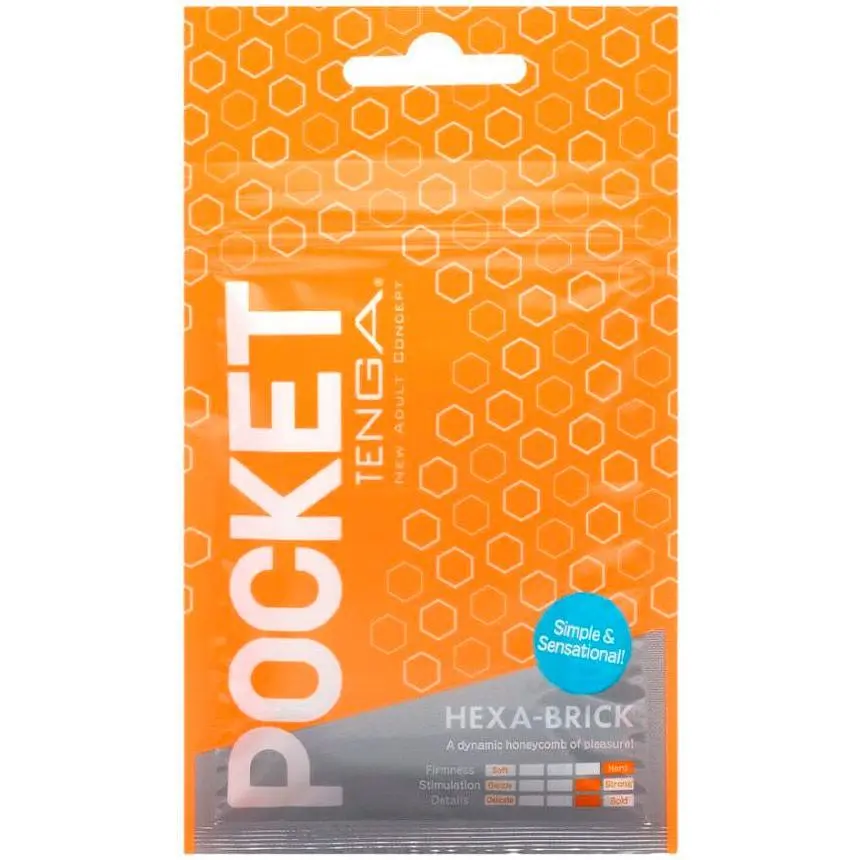 Мастурбатор Tenga Pocket Hexa-Brick (SO5597) [96200] - фото 7