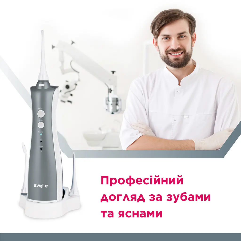 Портативний іригатор B.Well для ротової порожнини TH-912 - фото 3