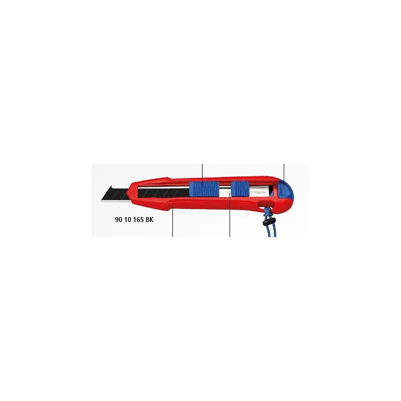 Ніж універсальний CutiX KNIPEX 90 10 165 BK - фото 2