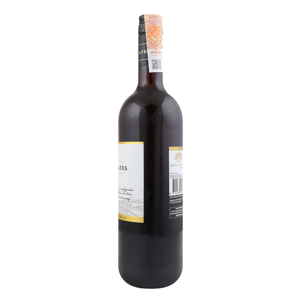 Вино Berri Estates Merlot, червоне, напівсухе, 13,5%, 0,75 л - фото 4