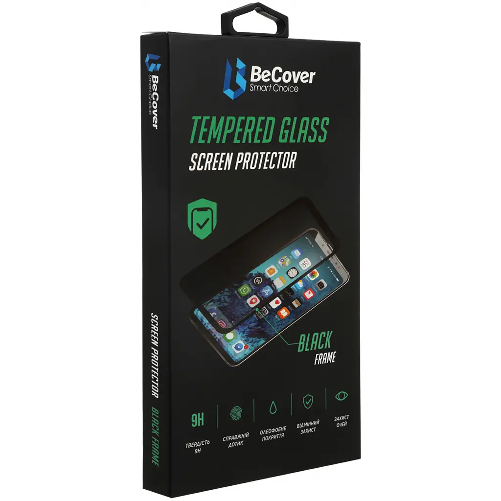 Скло захисне BeCover Samsung Galaxy A03s SM-A037 Black (706776) - фото 4