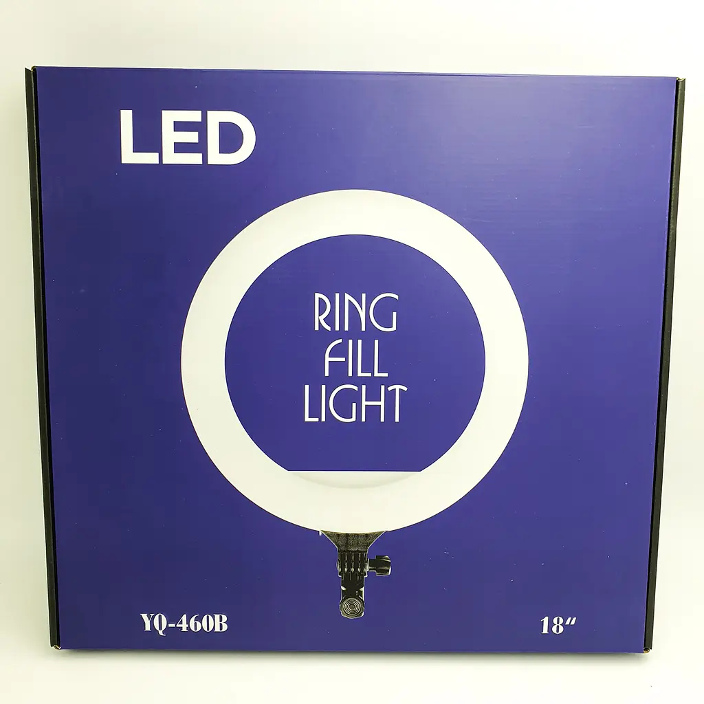 Кільцева LED лампа 45см 48W на штативі 210см з пультом підсвічування кільцеве світло блогера фотографа Ring Light YQ-460B - фото 17