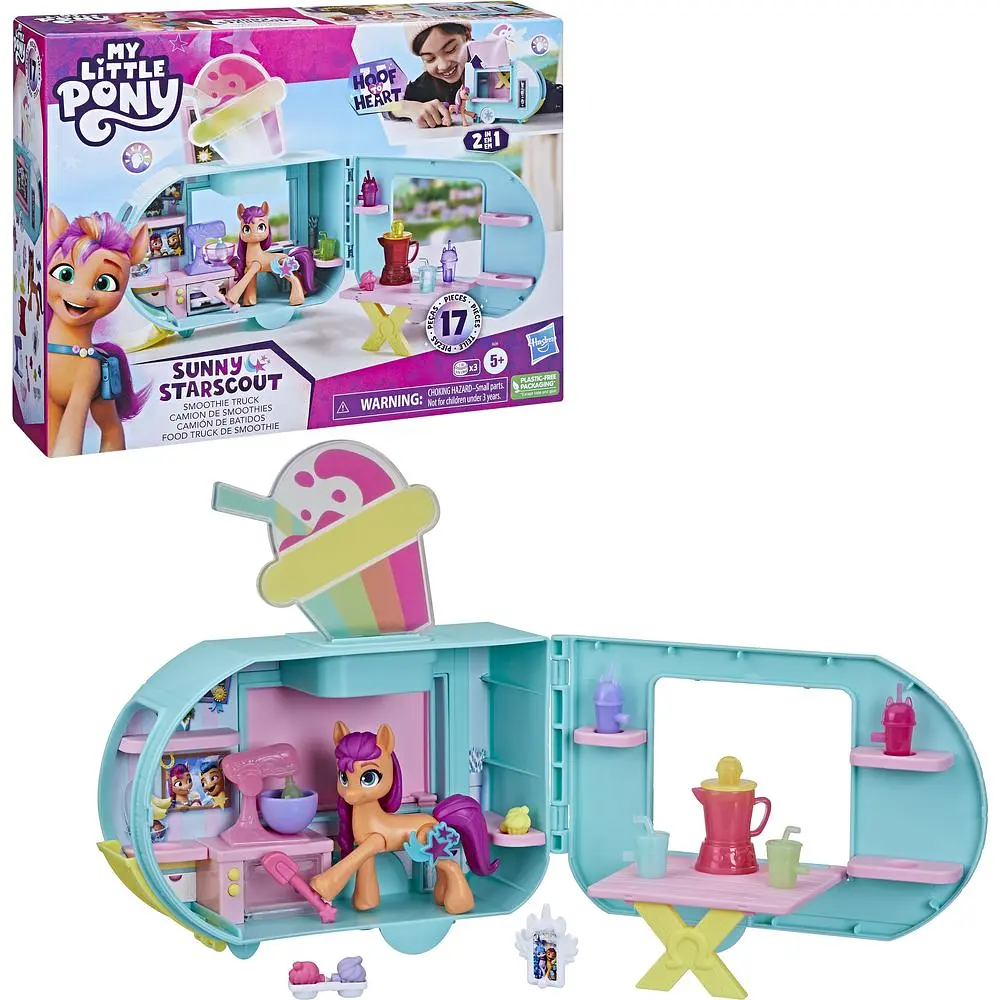 Уценка. Игровой набор My Little Pony Sunny Starscout Smoothie Truck (F6339) - фото 4