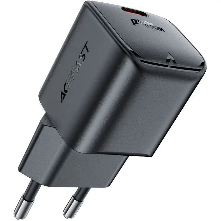 Зарядное устройство Acefast USB-C 20W Gan A73 mini Fast Charger Black (6974316282648) - фото 6
