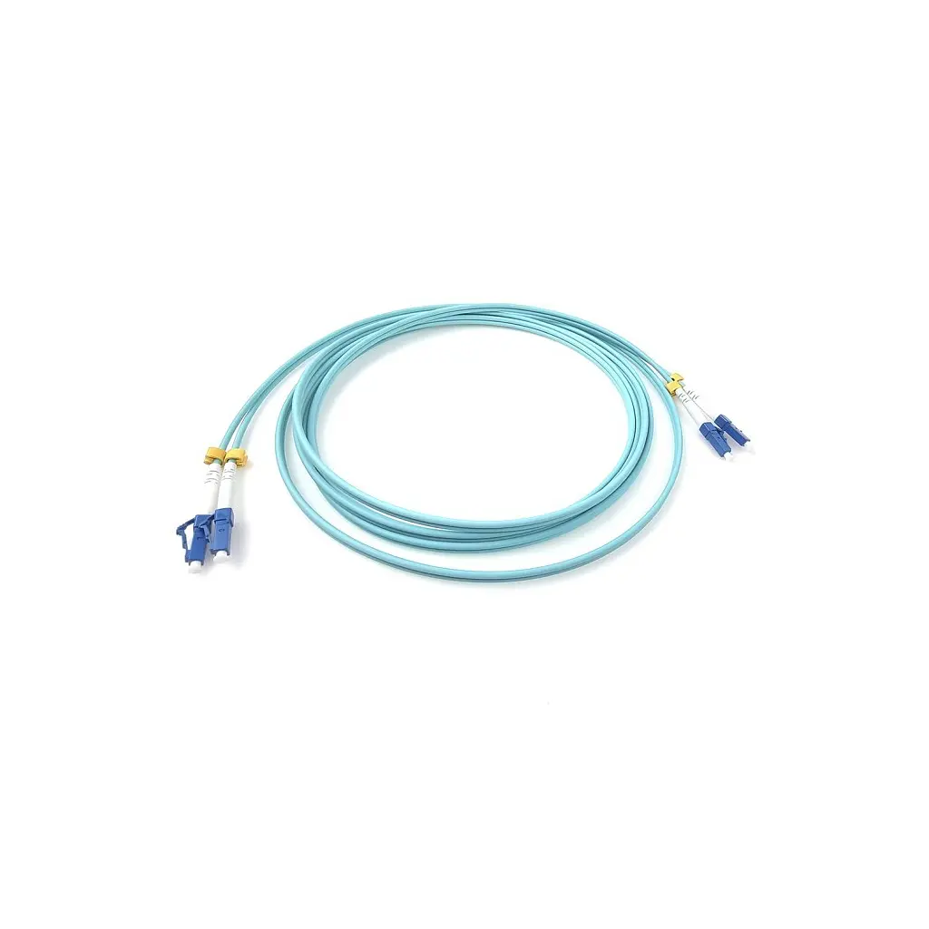 Оптичний патчкорд Eserver LC/UPC-LC/UPC, Multimode (50/125, OM3), LSZH, Duplex, 3m (ES-LC-LC/UPC-3-MM-D)