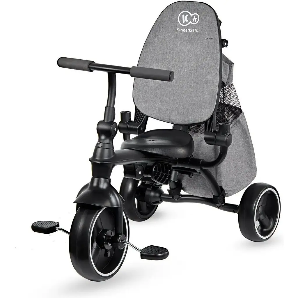 Триколісний велосипед Kinderkraft Jazz Grey сірий (00-00303945) - фото 8