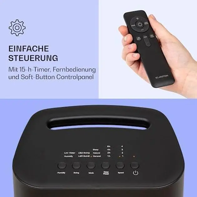 Мобильный кондиционер вентилятор Klarstein IceWind Max 3-в-1 (10036068) - фото 6