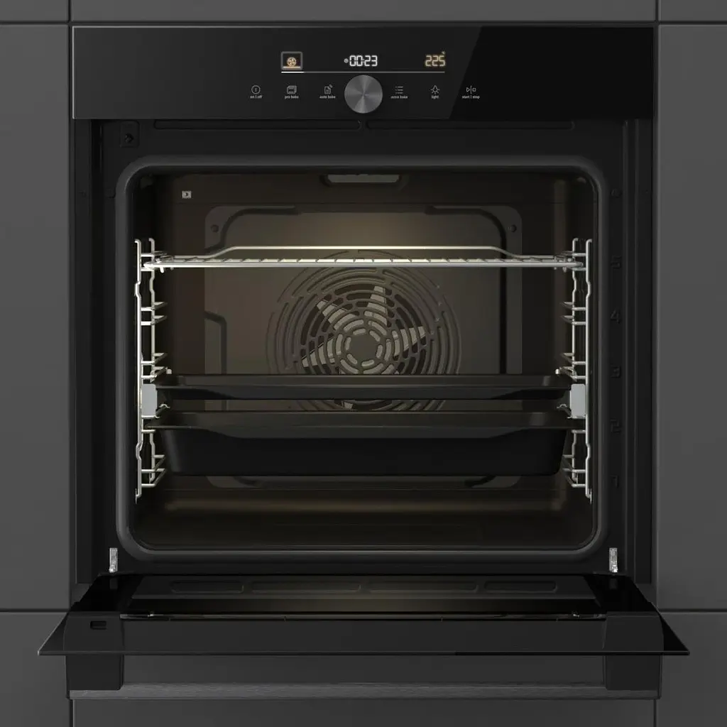 Духова шафа електрична Gorenje 77 л A+ пара дисплей IconTouch чорний - фото 2